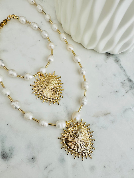 Gold Heart Set