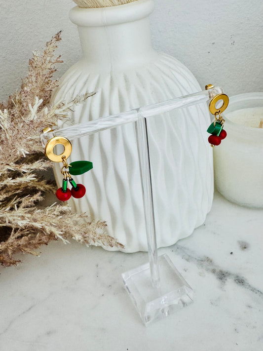 Cherry earrings