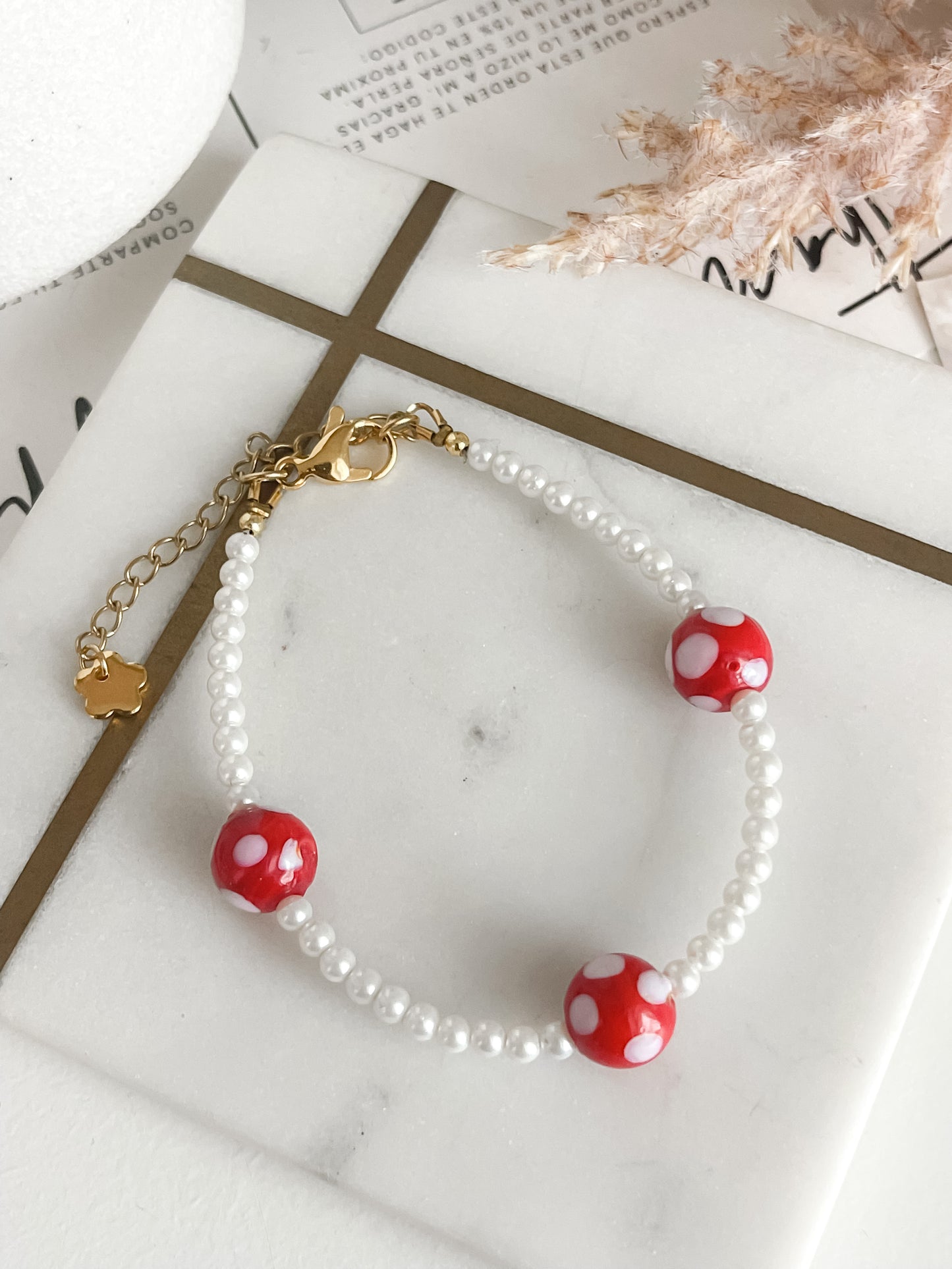 Polka dot bracelet